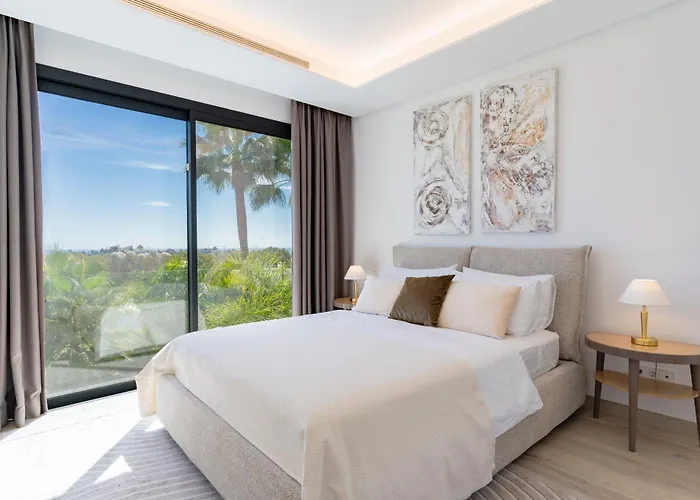 Michaela Moderna De Super Lujo Con Piscina Y Vistas